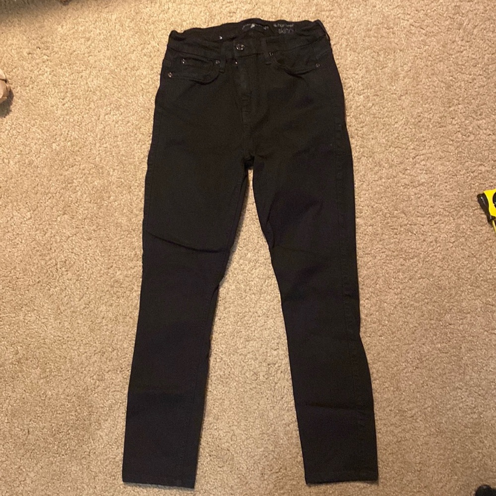 EUC black jeans 7 for all mankind